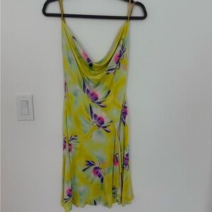 Versace Yellow Floral Dress